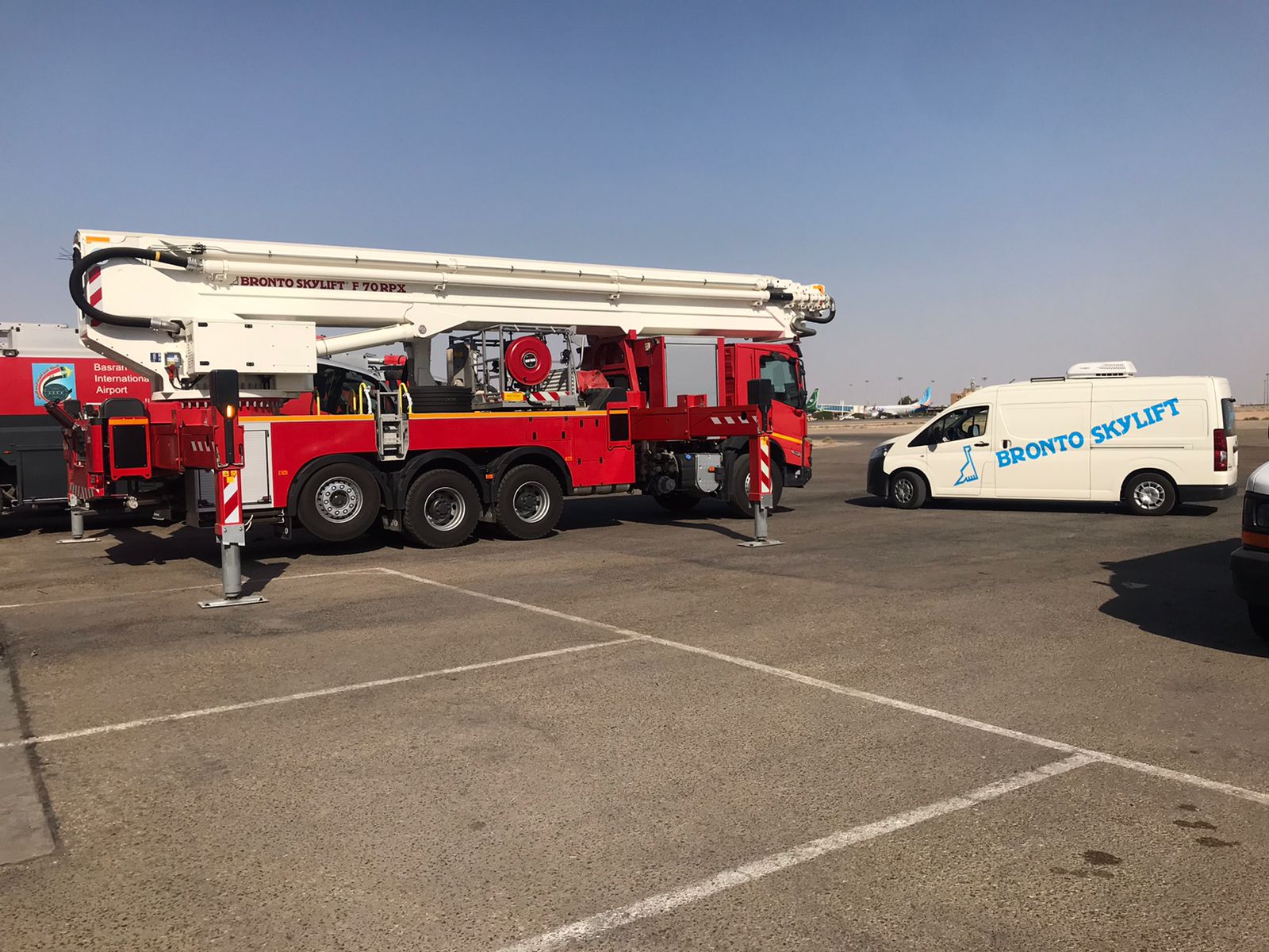 A fully equipped maintenance van is available to support all Bronto units, ensuring efficient and responsive service operations.